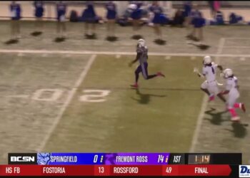 Little Giants Notch Big Win, Fremont Ross Downs Springfield 56-14