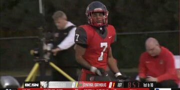 Jeremiah Fuller’s Five Touchdowns Leads Central Catholic To 49-27 Win Over Brother Rice