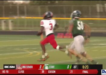 Lima Senior Marches Over Start 43-12