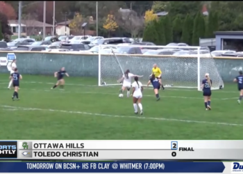 Ottawa Hills Downs Toledo Christian 2-0