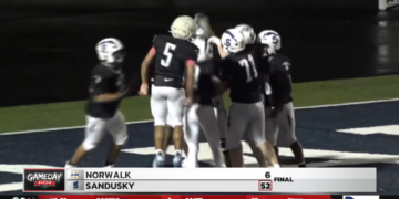 Sandusky Snags First Win Of The Season After Defeating Norwalk 52-6