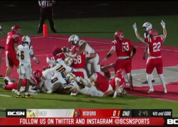 Saline Hands Bedford First Loss Of The Season 28-21, Moves To 8-0