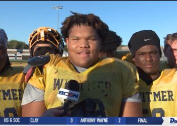 Whitmer Offensive Line Are the Dunn Chevy Players of the Week