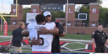 A Football Family: Eddie, Eriq George Grateful for Time Together with Bowling Green Football